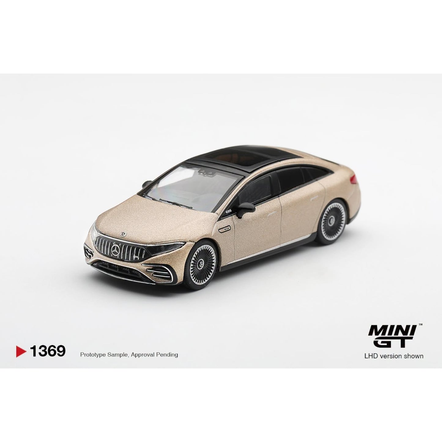Mini GT - Pre-Order - Mercedes-AMG EQS 53 Gold - MGT01369 (LHD)