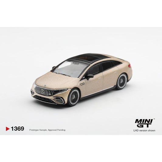 Mini GT - Pre-Order - Mercedes-AMG EQS 53 Gold - MGT01369 (LHD)