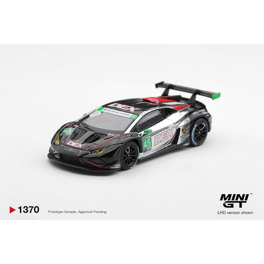 Mini GT - Pre-Order - Lamborghini Huracan GT3 EVO2 #45 DEX Wayne Taylor Racing - MGT01370-BL Blister
