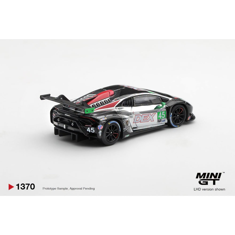Mini GT - Pre-Order - Lamborghini Huracan GT3 EVO2 #45 DEX Wayne Taylor Racing - MGT01370-BL Blister