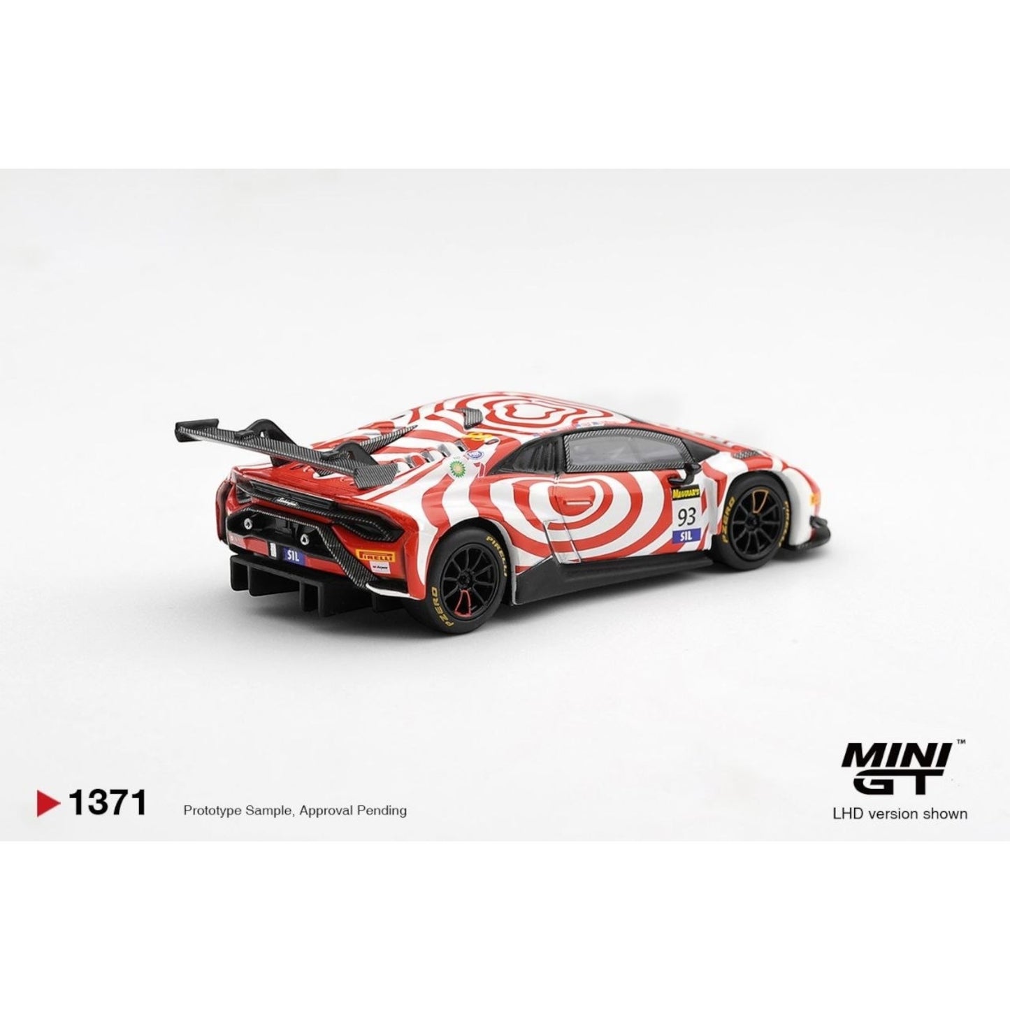 Mini GT - Pre-Order - Lamborghini Huracan GT3 EVO2 #93 Wall Racing 2025 Bathurst 12 hrs - MGT01371 (LHD)