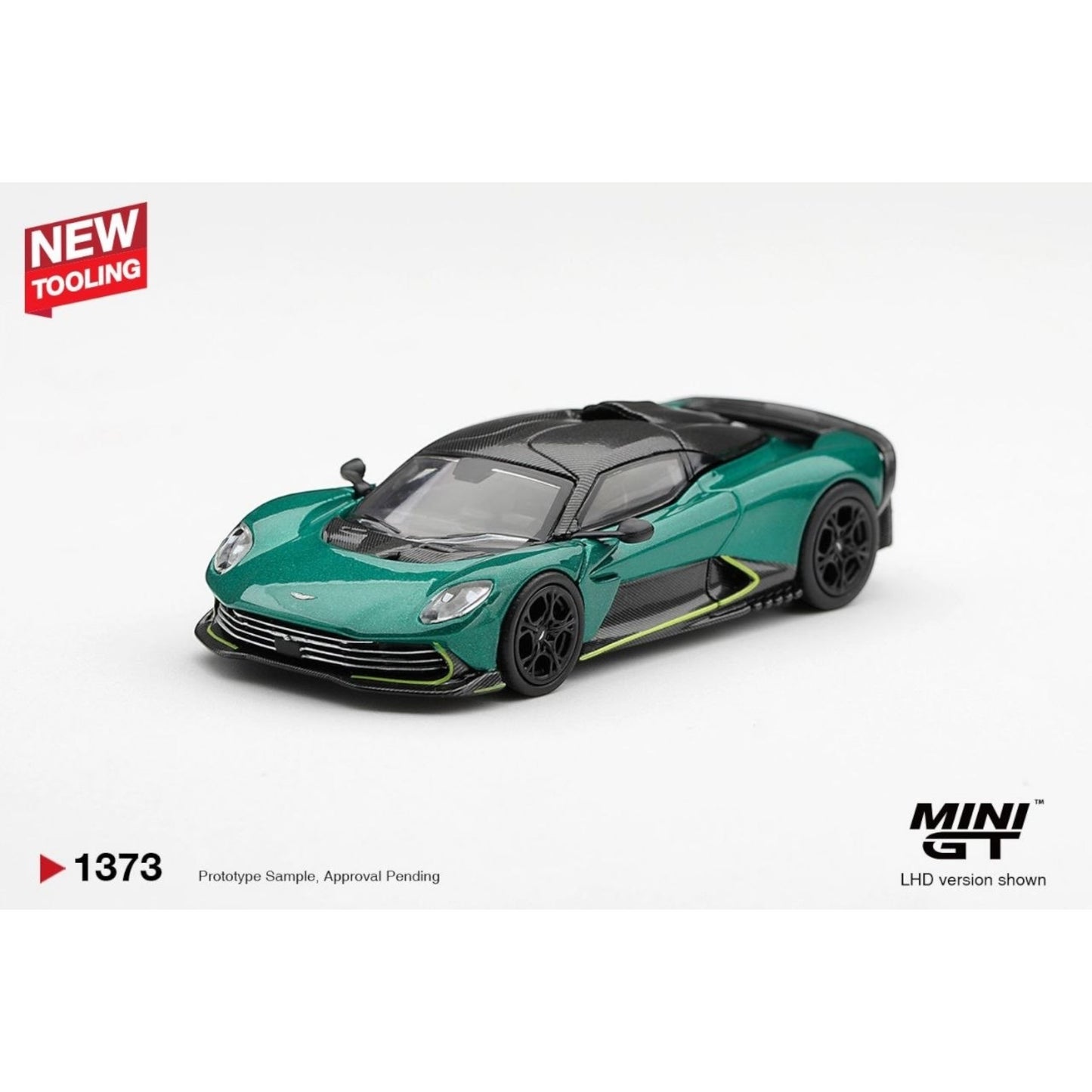 Mini GT - Pre-Order - Aston Martin Valhalla Podium Green - MGT01373 (LHD)