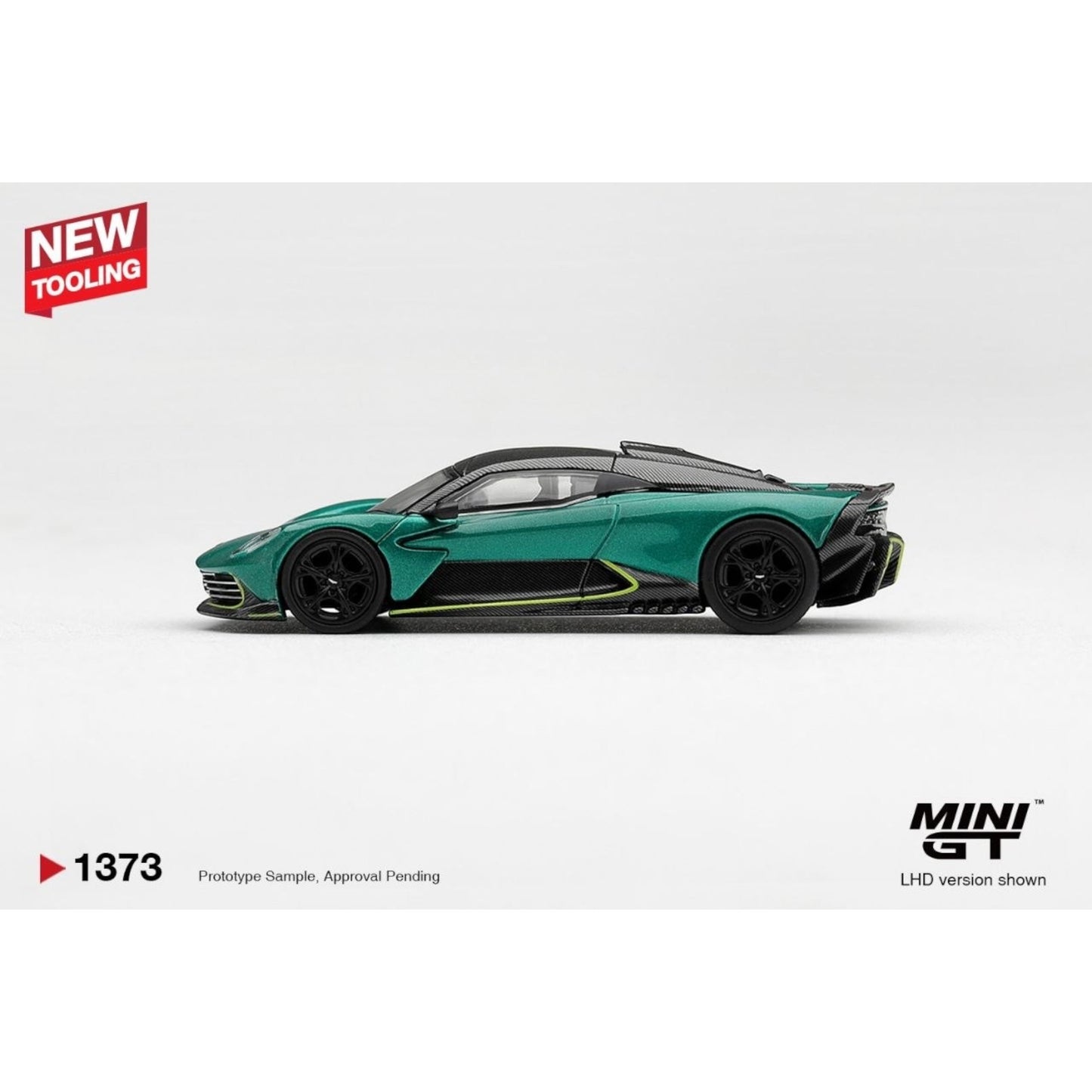 Mini GT - Pre-Order - Aston Martin Valhalla Podium Green - MGT01373 (LHD)