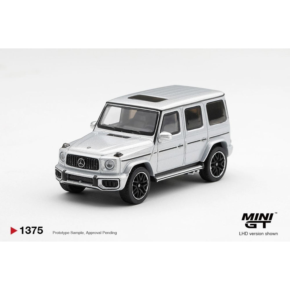 Mini GT - Pre-Order - Mercedes-AMG G 63 Silver Metallic - MGT01375 (LHD)