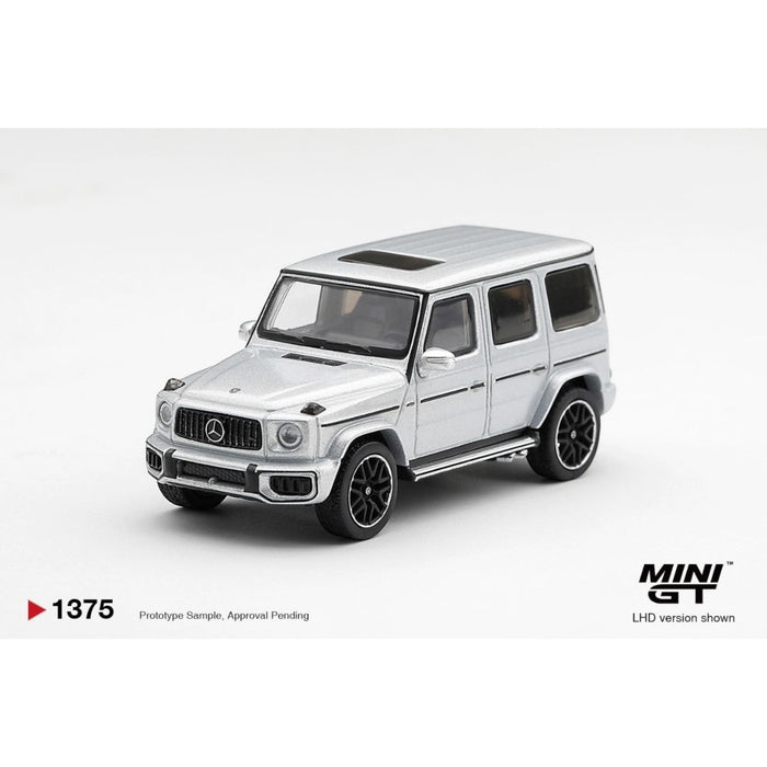 Mini GT - Pre-Order - Mercedes-AMG G 63 Silver Metallic - MGT01375 (LHD)