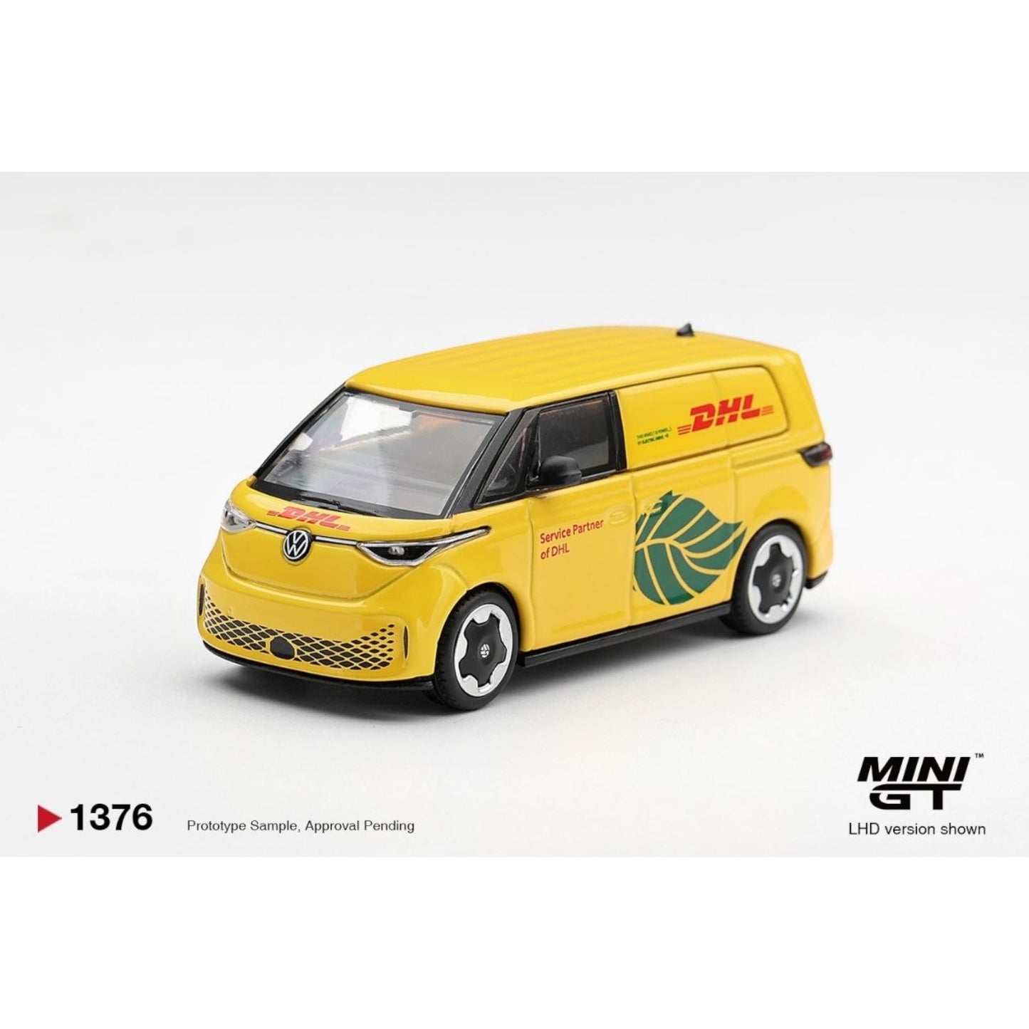 Mini GT - Pre-Order - Volkswagen ID. Buzz DHL Electric - MGT01376 (LHD)