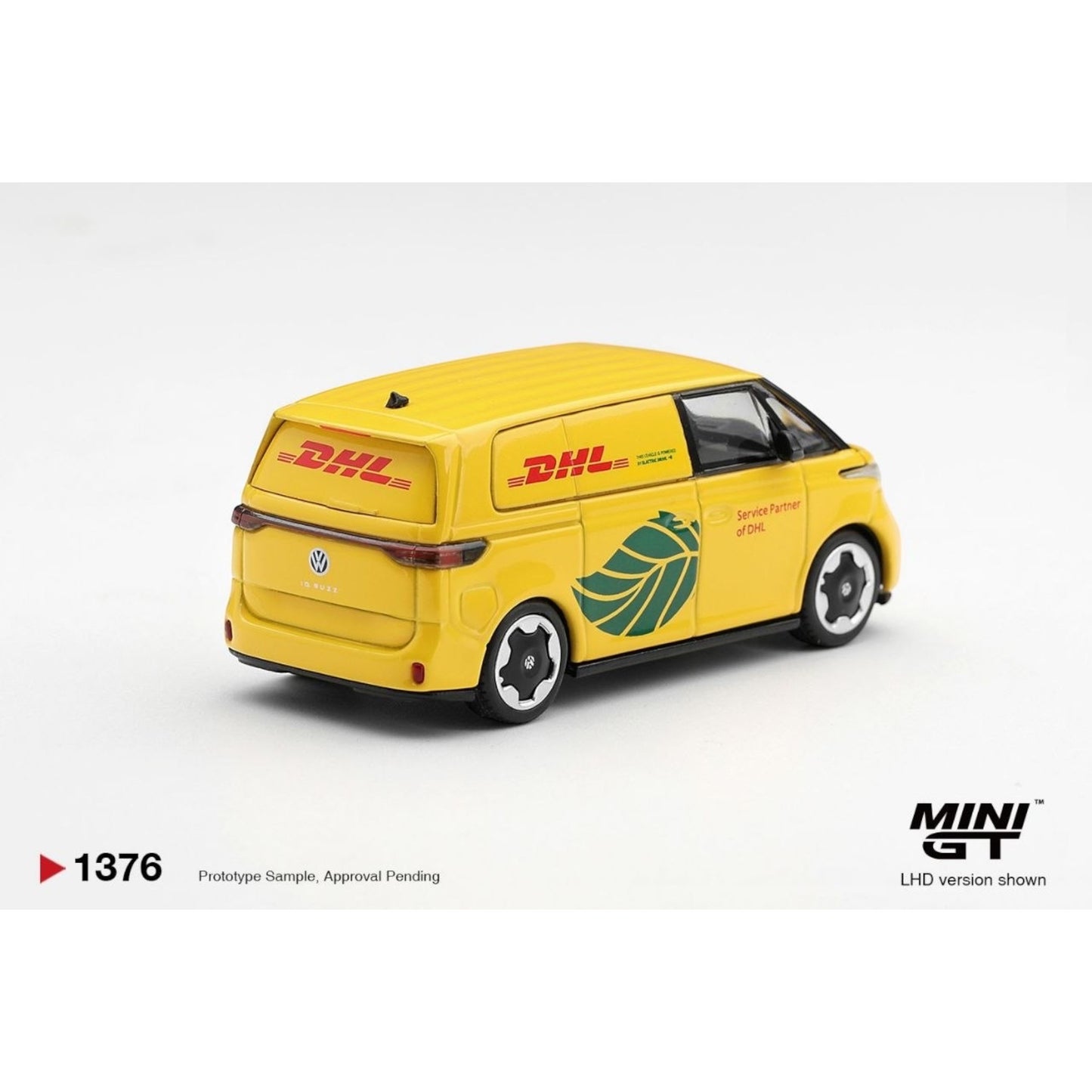 Mini GT - Pre-Order - Volkswagen ID. Buzz DHL Electric - MGT01376 (LHD)