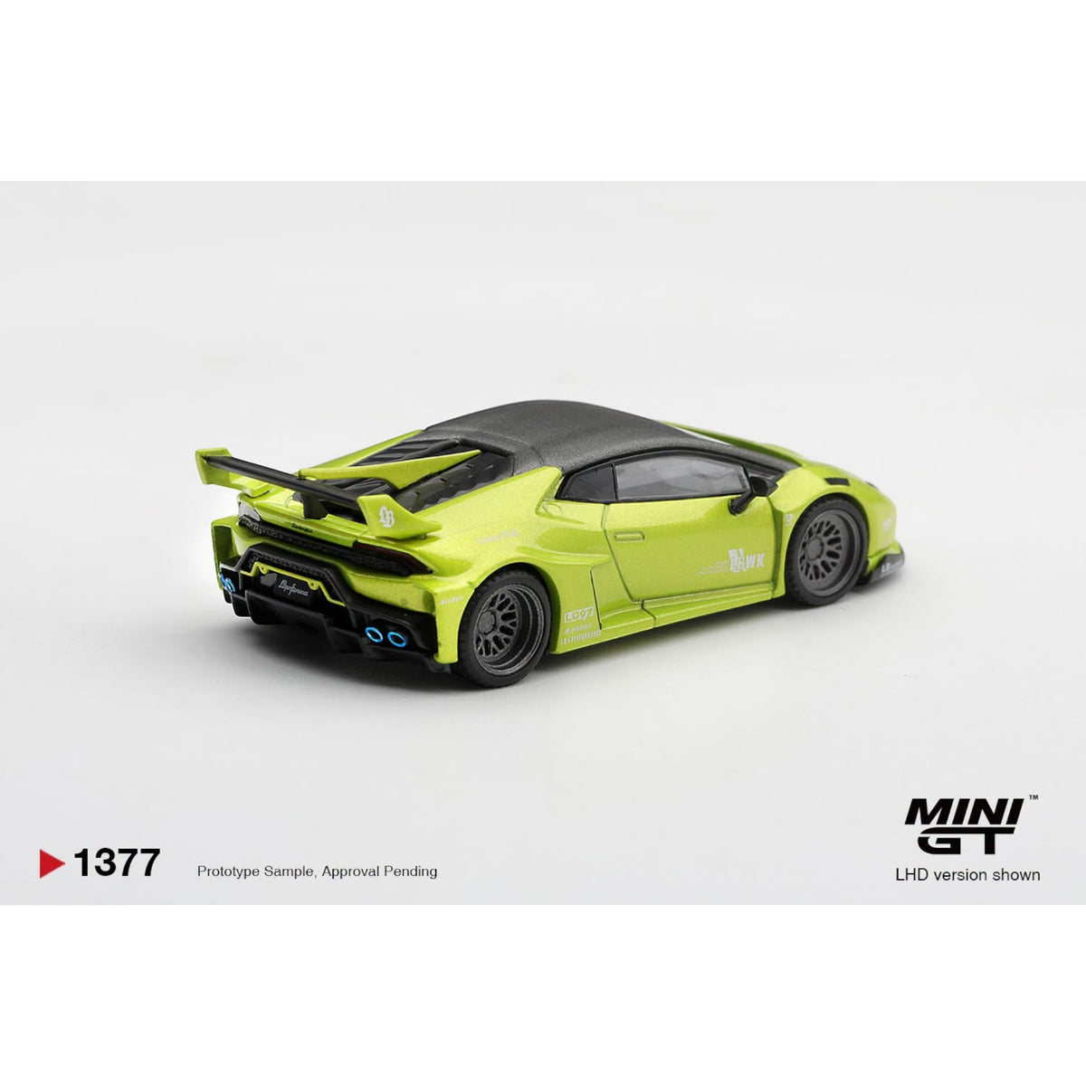Mini GT - Pre-Order - Lamborghini Huracán LB★WORKS Lime Metallic - MGT01377 (LHD)