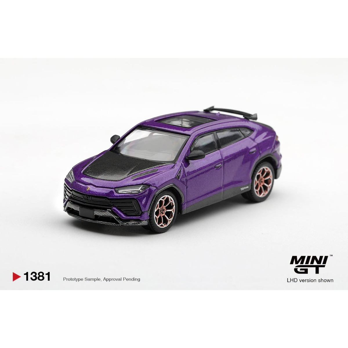 Mini GT - Pre-Order - Lamborghini Urus Performante Viola Pasifae - MGT01381 (LHD)