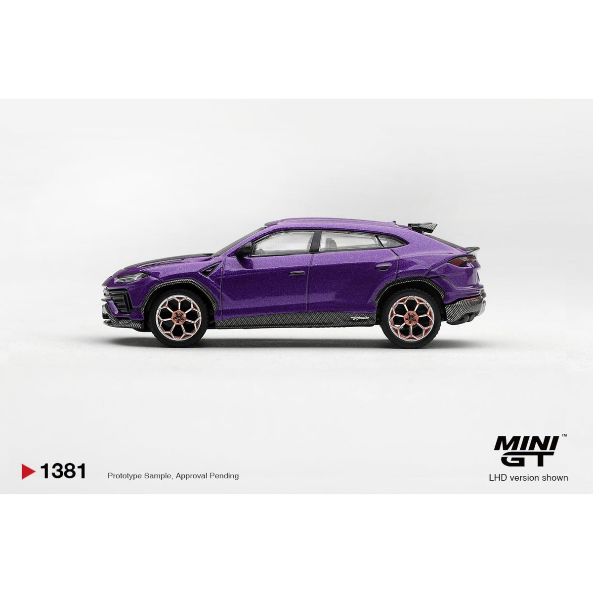 Mini GT - Pre-Order - Lamborghini Urus Performante Viola Pasifae - MGT01381 (LHD)