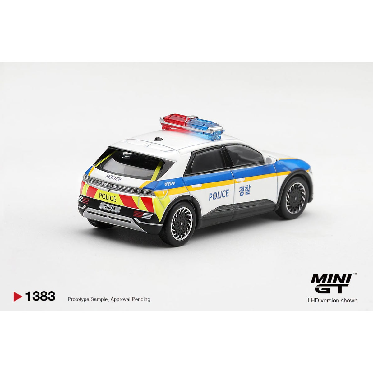 Mini GT - Pre-Order - Korean Car Collection- Hyundai Ioniq 5 Police Car - MGT01383 (LHD)