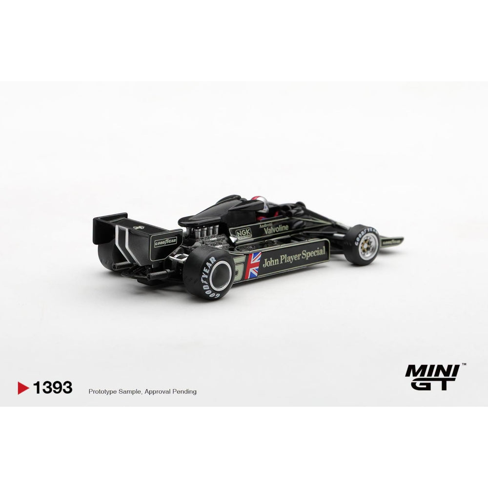Mini GT - Pre-Order - Lotus 78 #5 Mario Andretti 1977 US GP West Winner - MGT01393 (LHD)