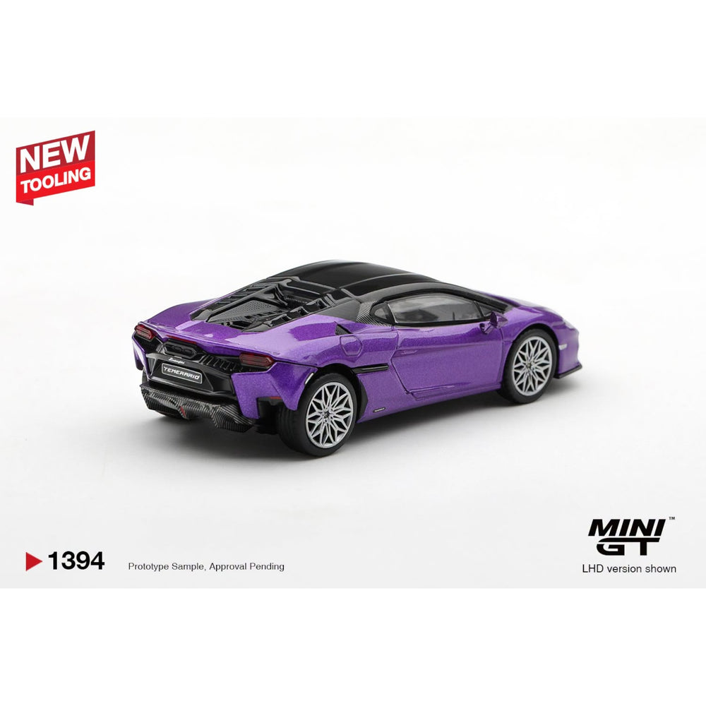 Mini GT - Pre-Order - Lamborghini Temerario Viola Pasifae - MGT01394 (LHD)