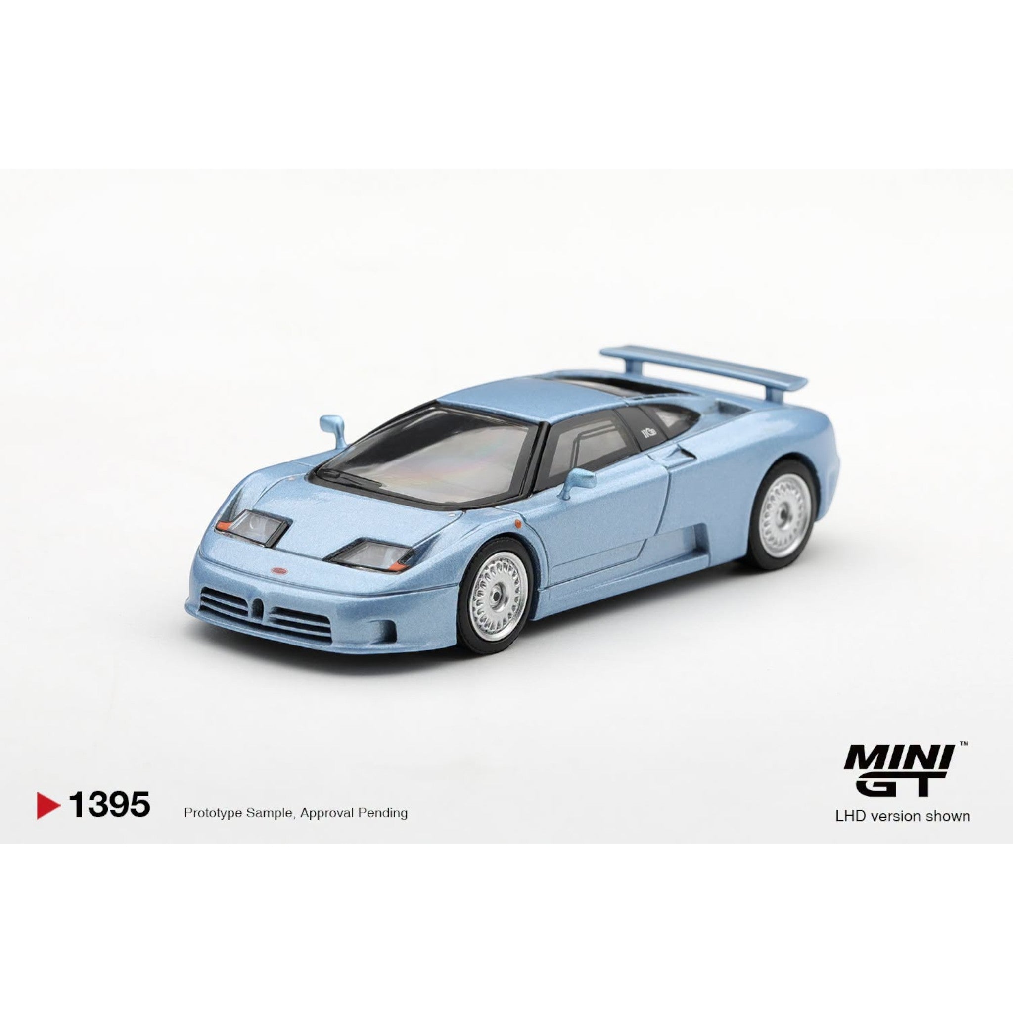 Mini GT - Pre-Order - Bugatti EB110 GT Azzurro Metallizzato Mondial de l'Automobile 1992 - MGT01395 (LHD)