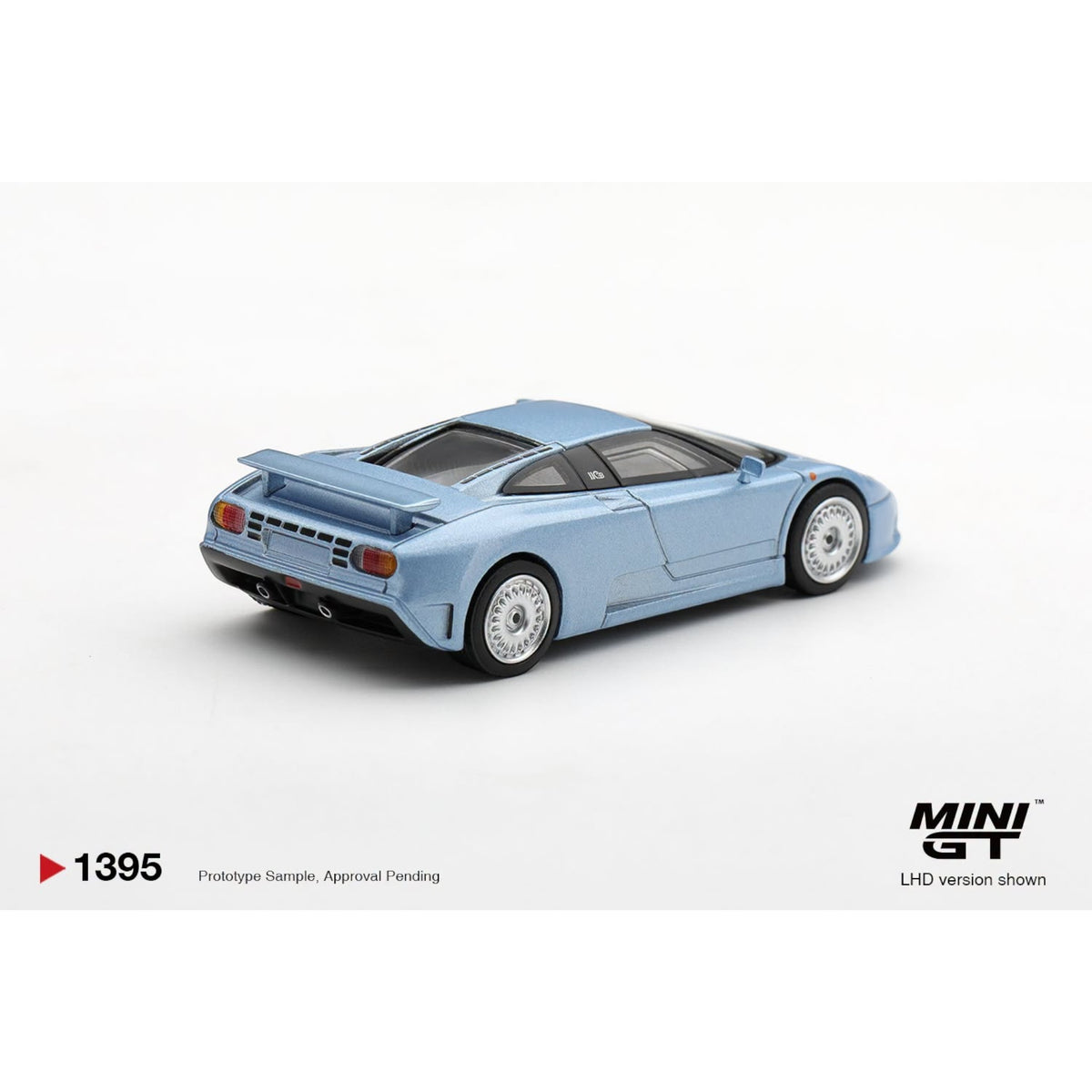 Mini GT - Pre-Order - Bugatti EB110 GT Azzurro Metallizzato Mondial de l'Automobile 1992 - MGT01395 (LHD)