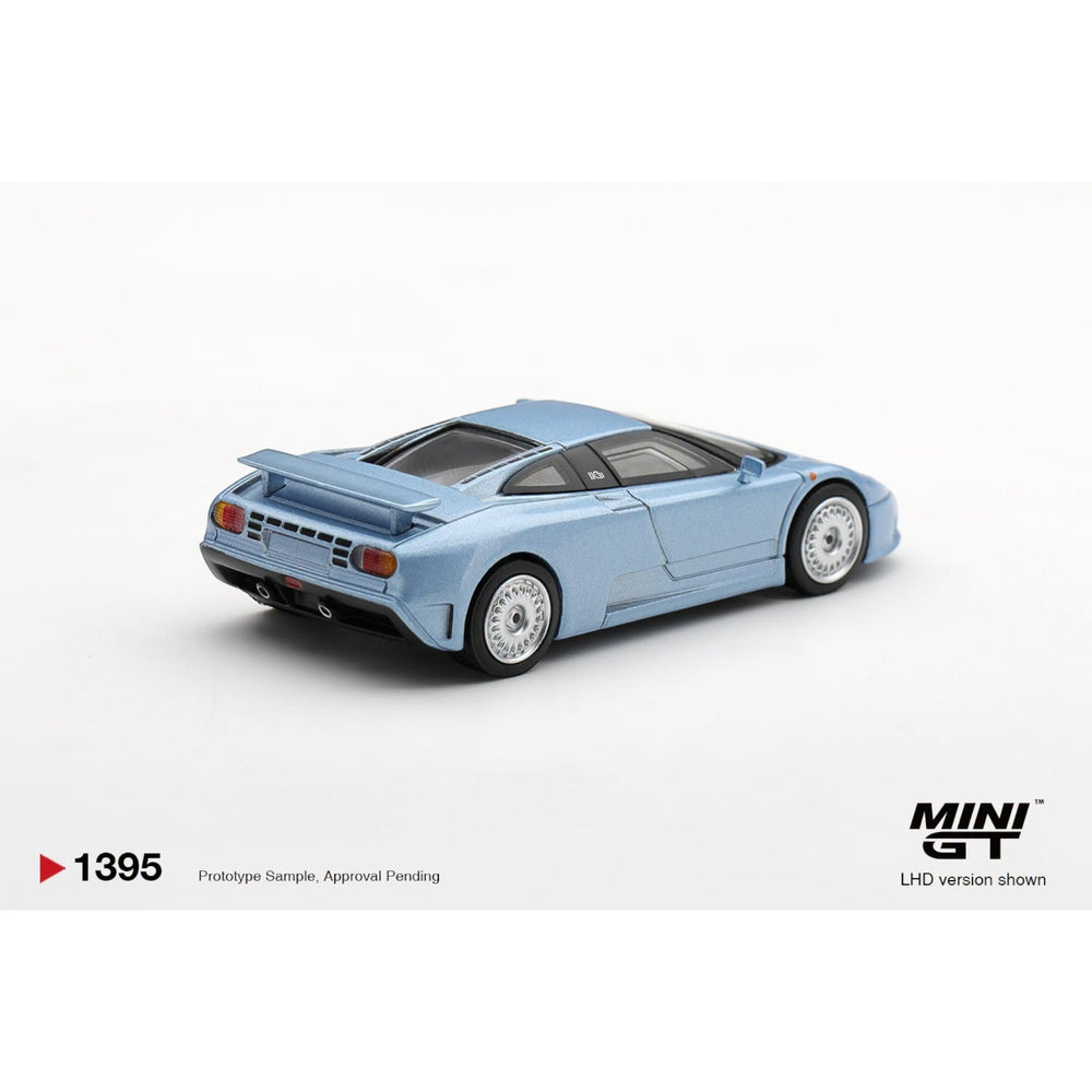 Mini GT - Pre-Order - Bugatti EB110 GT Azzurro Metallizzato Mondial de l'Automobile 1992 - MGT01395 (LHD)