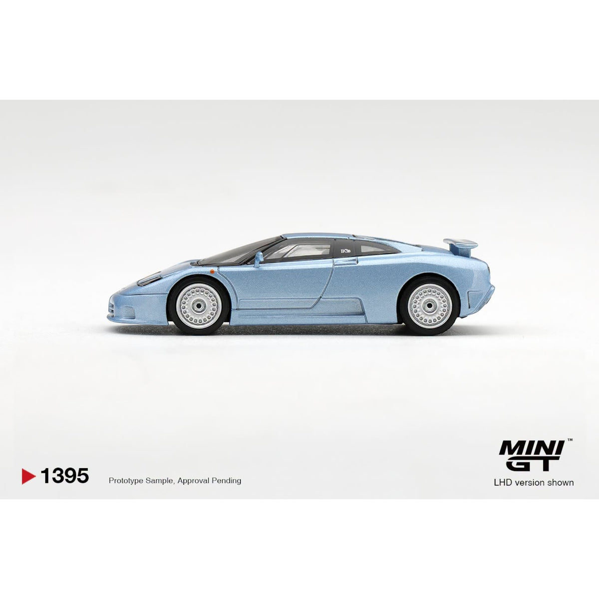 Mini GT - Pre-Order - Bugatti EB110 GT Azzurro Metallizzato Mondial de l'Automobile 1992 - MGT01395 (LHD)