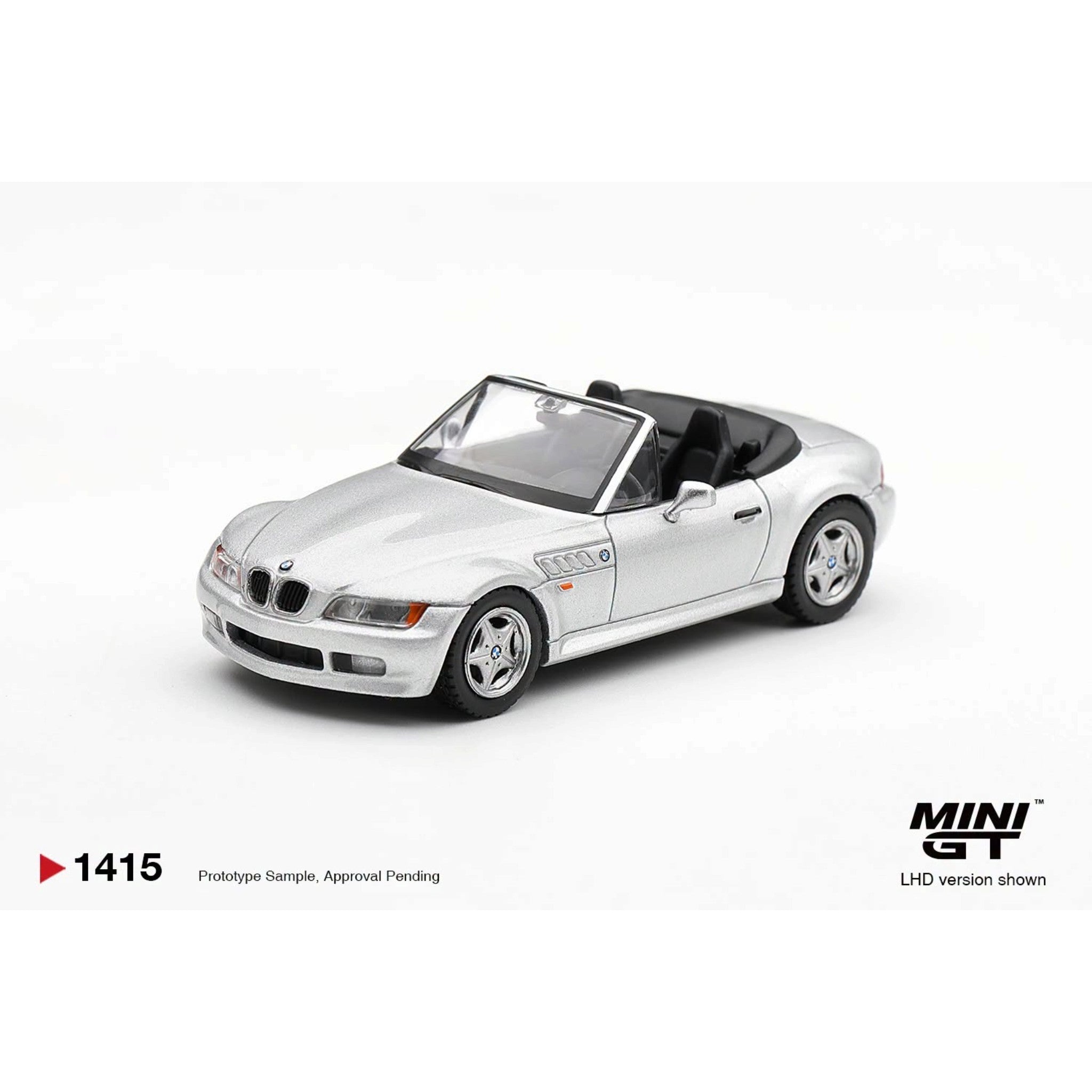 Mini GT - Pre-Order - BMW Z3 Titanium Silver - MGT01415 (LHD)