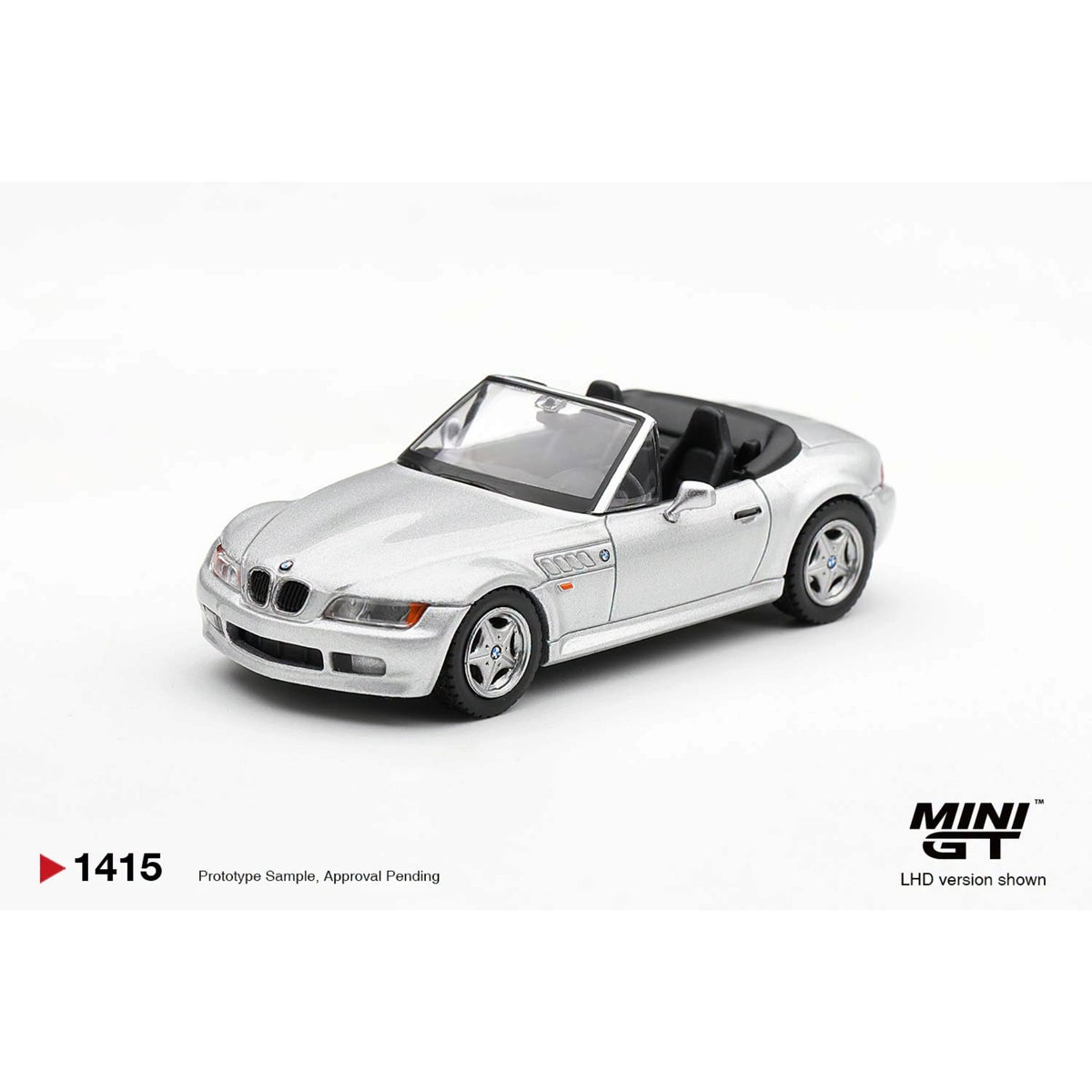 Mini GT - Pre-Order - BMW Z3 Titanium Silver - MGT01415 (LHD)