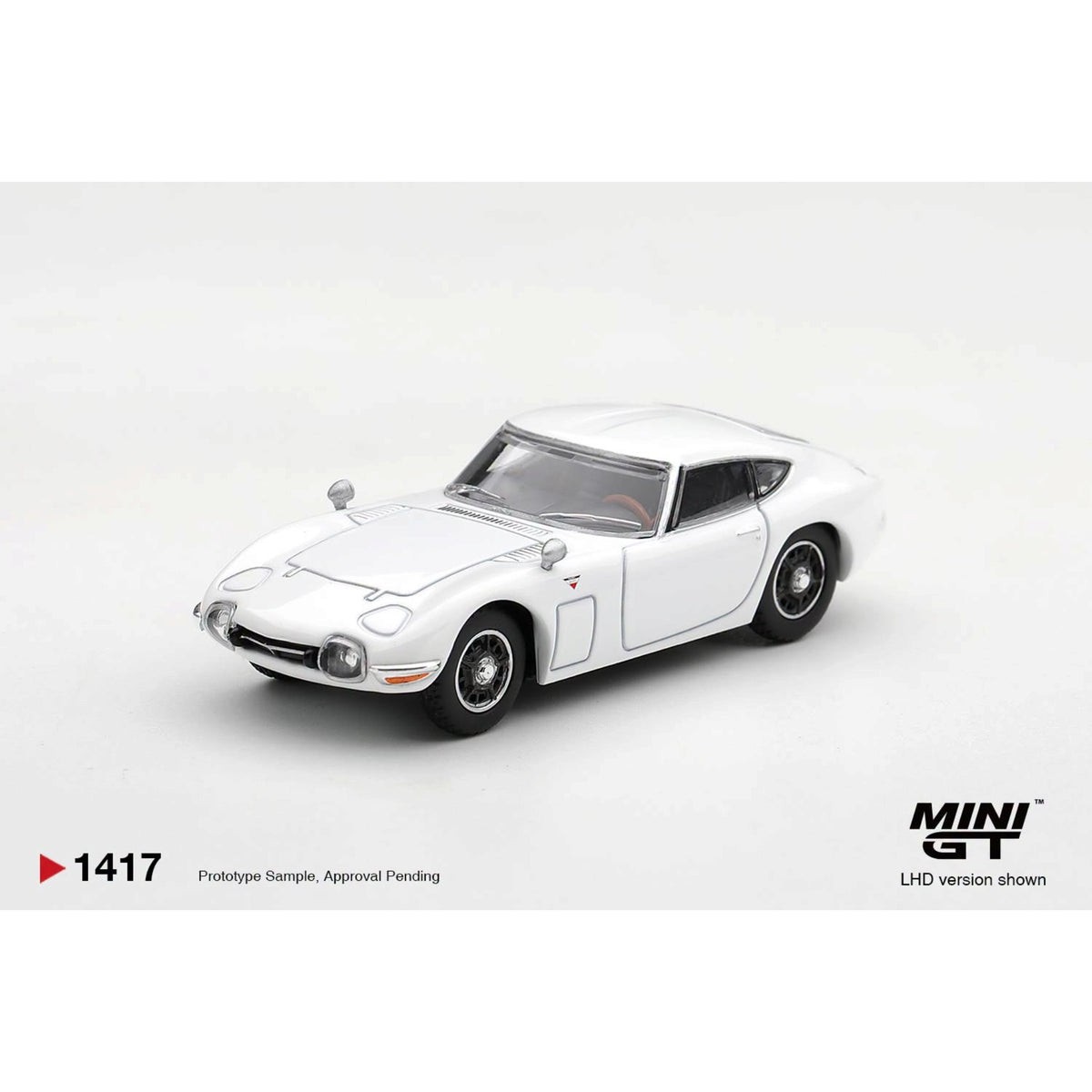 Mini GT - Pre-Order - Toyota 2000GT Pegasus White - MGT01417 (LHD)