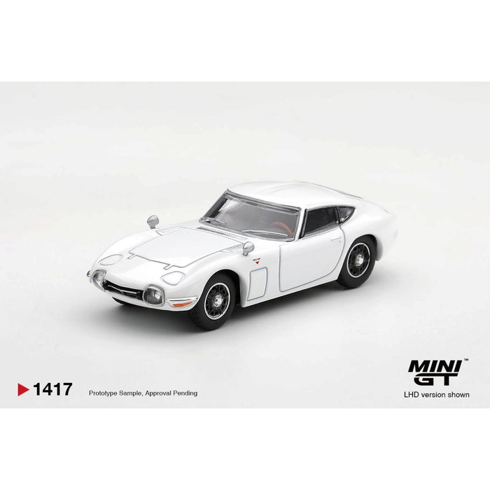 Mini GT - Pre-Order - Toyota 2000GT Pegasus White - MGT01417 (LHD)