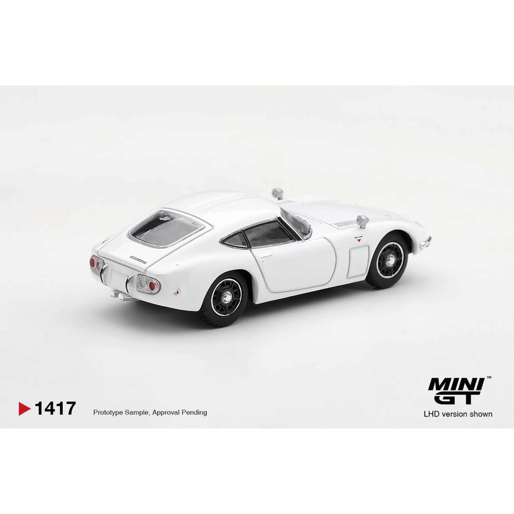 Mini GT - Pre-Order - Toyota 2000GT Pegasus White - MGT01417 (LHD)