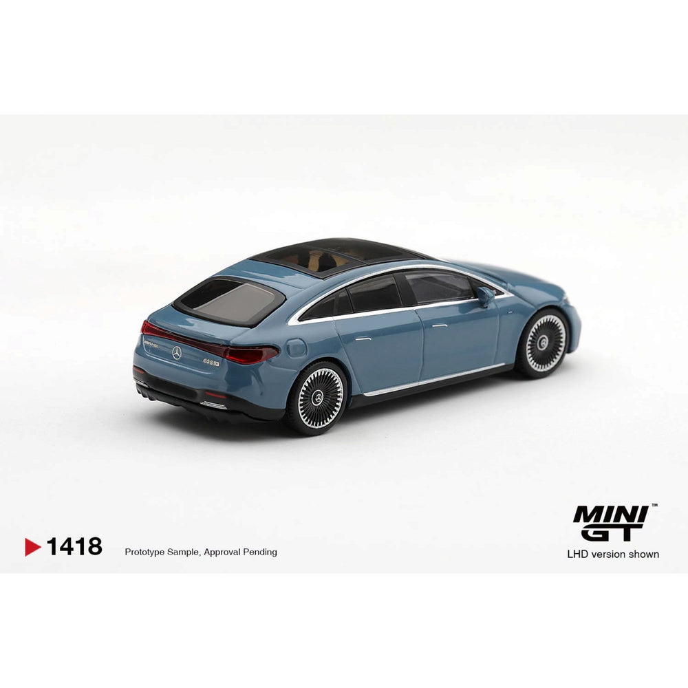 Mini GT - Pre-Order - Mercedes-AMG EQS 53 Blue - MGT01418 (LHD)