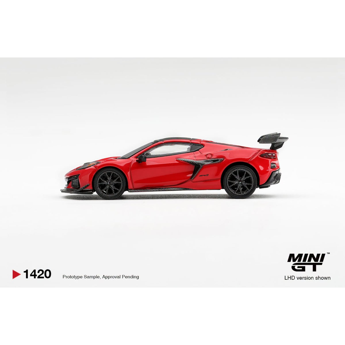 Mini GT - Pre-Order - Chevrolet Corvette ZR1 Torch Red - MGT01420 (LHD)