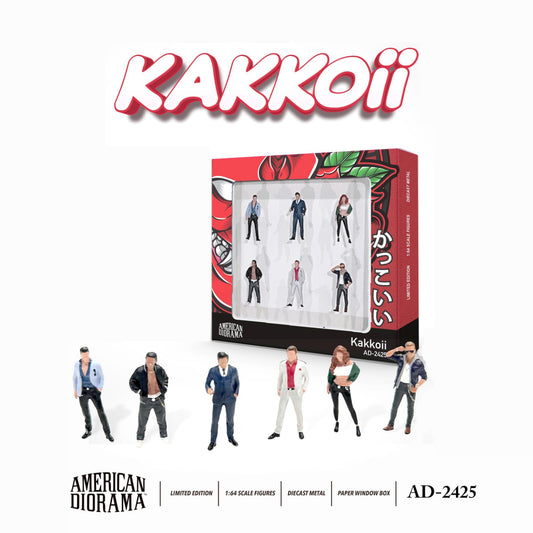 American Diorama x Mini-GT - Pre-Order - Kakkoii Figure Set - AD-2425
