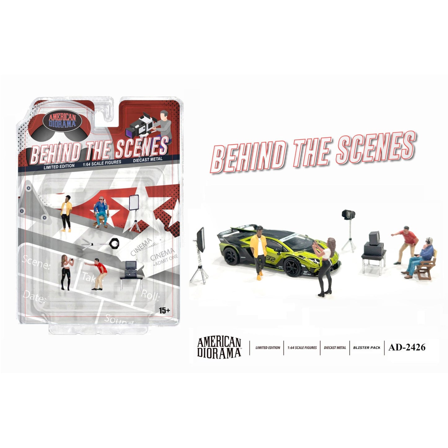 American Diorama x Mini-GT - Pre-Order - *Behind the Scenes* Figure Set - AD-2426