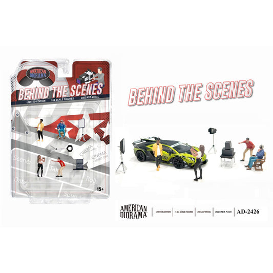 American Diorama x Mini-GT - Pre-Order - *Behind the Scenes* Figure Set - AD-2426