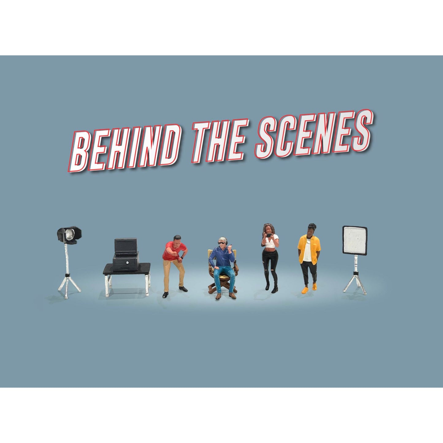 American Diorama x Mini-GT - Pre-Order - *Behind the Scenes* Figure Set - AD-2426