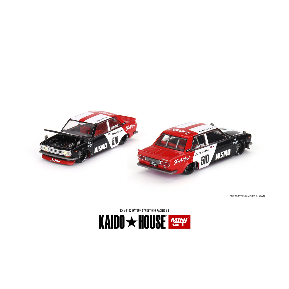 Mini GT Kaido House - Pre-Order - Datsun Street 510 Racing V1 