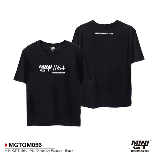 MINI GT - T-shirt - //64 Driven by Passion - Black - MGTOM056 - Gr. XXL