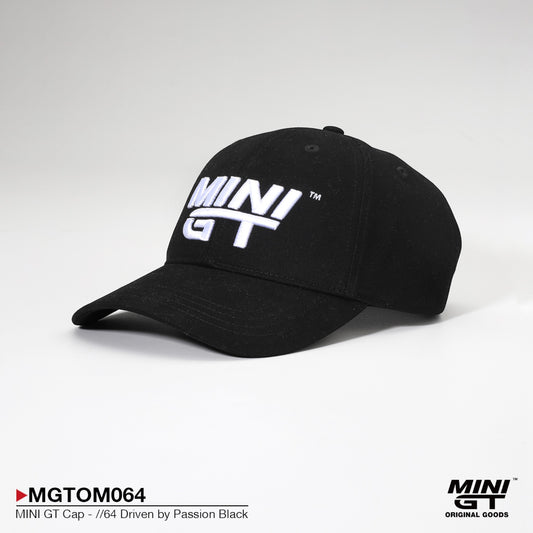 MINI GT - Pre-Order - Cap - //64 Driven by Passion Black - MGTOM064