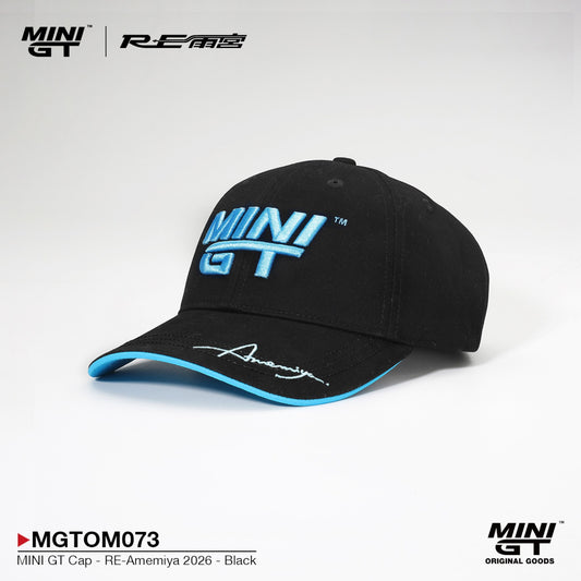 MINI GT - Pre-Order - Cap - RE-Amemiya 2026 - Black - MGTOM073