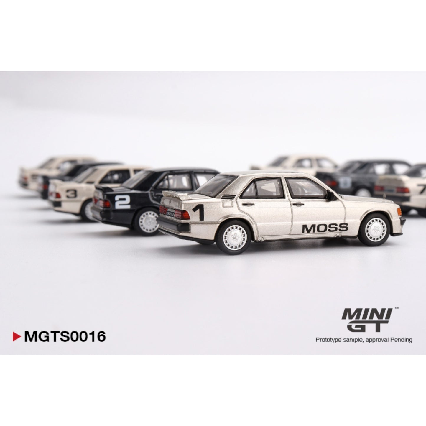 Mini GT - Pre-Order - MERCEDES-BENZ 190 E 2.3-16  NÜRBURGRING RACE OF CHAMPIONS  SET LIMITED EDITION 1984 - MGTS0016