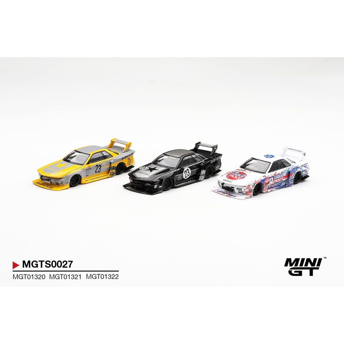 Mini GT - Pre-Order - INOZETEK x Liberty Walk R32 Set 2026 Show Edition - MGTS0027