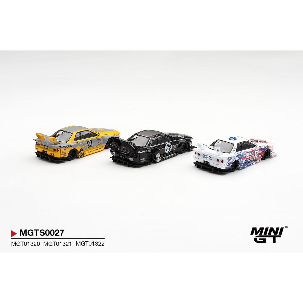 Mini GT - Pre-Order - INOZETEK x Liberty Walk R32 Set 2026 Show Edition - MGTS0027