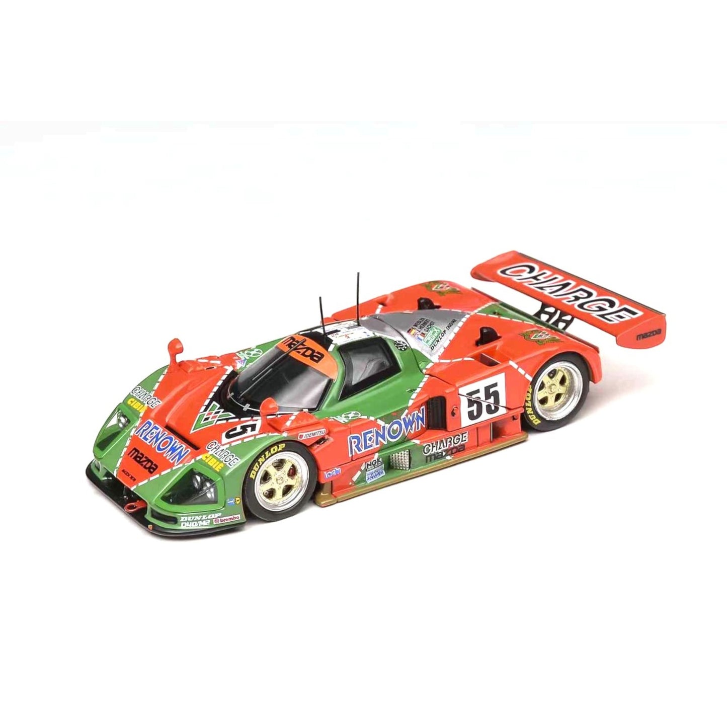 Motorhelix - Pre-Order - Mazda 787B Renown #55 Champion Car - MH60101-55