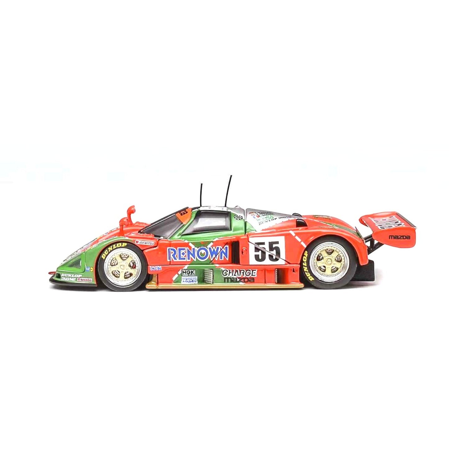 Motorhelix - Pre-Order - Mazda 787B Renown #55 Champion Car - MH60101-55