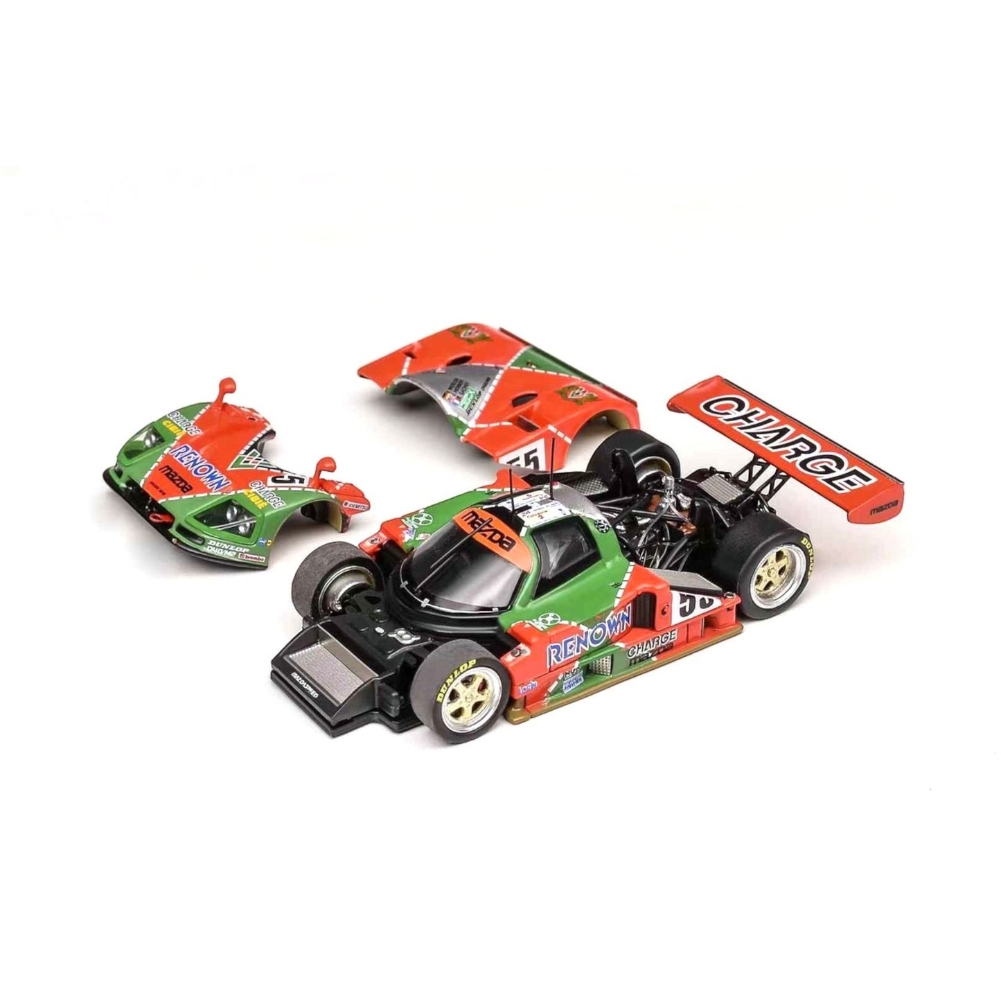 Motorhelix - Pre-Order - Mazda 787B Renown #55 Champion Car - MH60101-55
