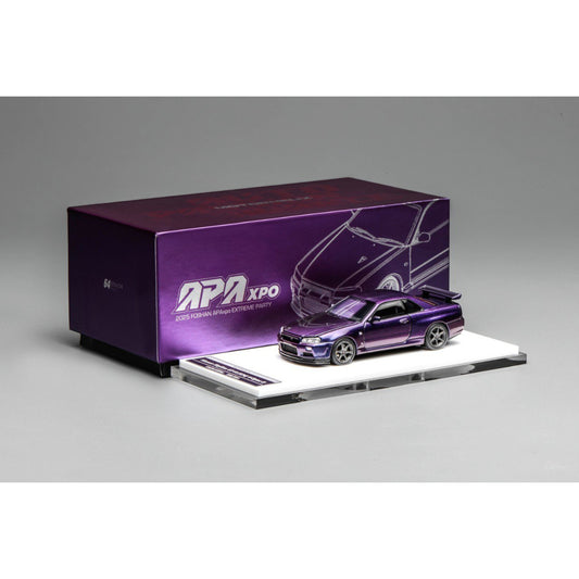 Motorhelix - Nissan Skyline GT-R (R34) V-Spec II, Purple (APA XPO 2025 Event Model) - M63401