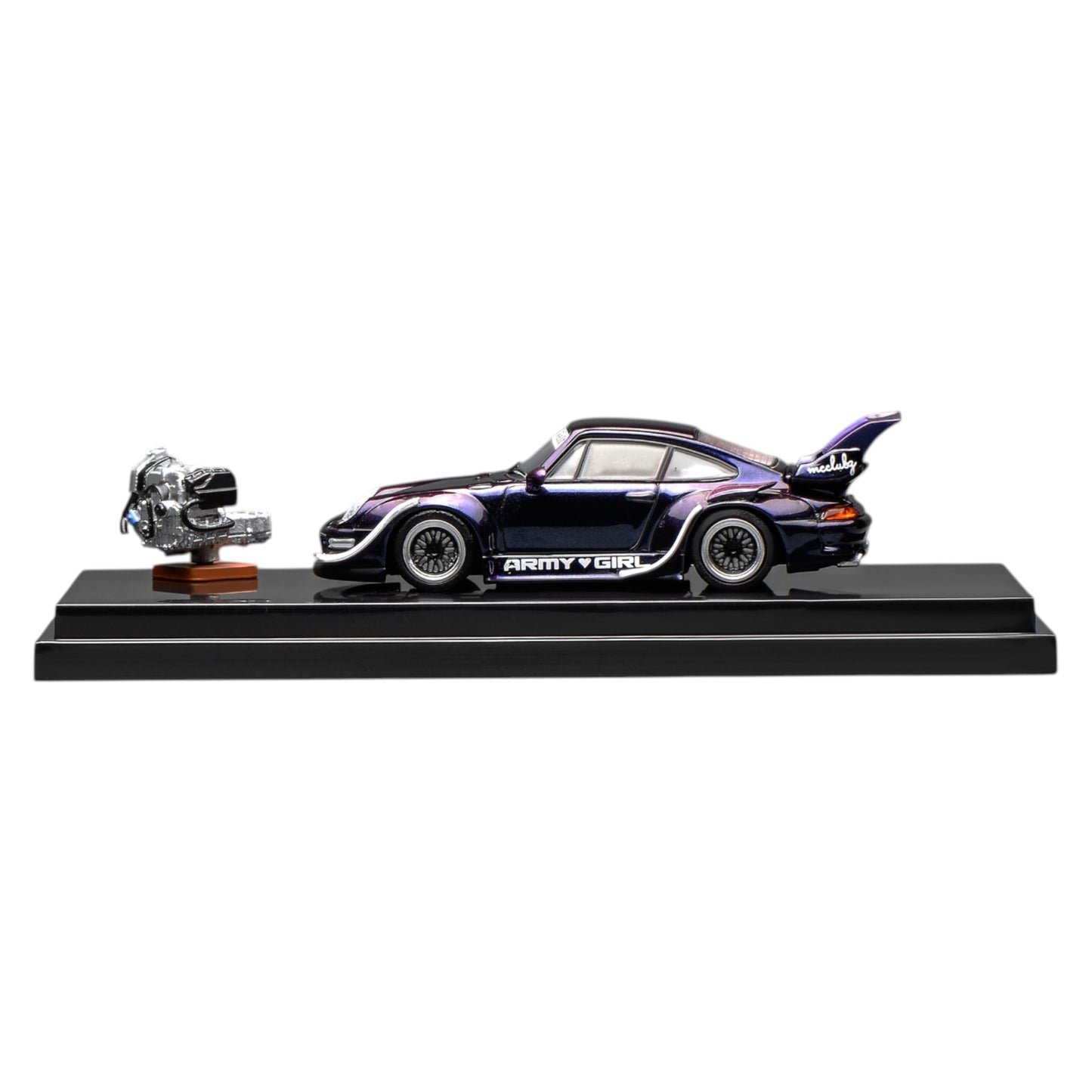 Motorhelix - Pre-Order - RWB993, Army Girl- Included Magnetic Engine Display - Rauh Welt - M62205