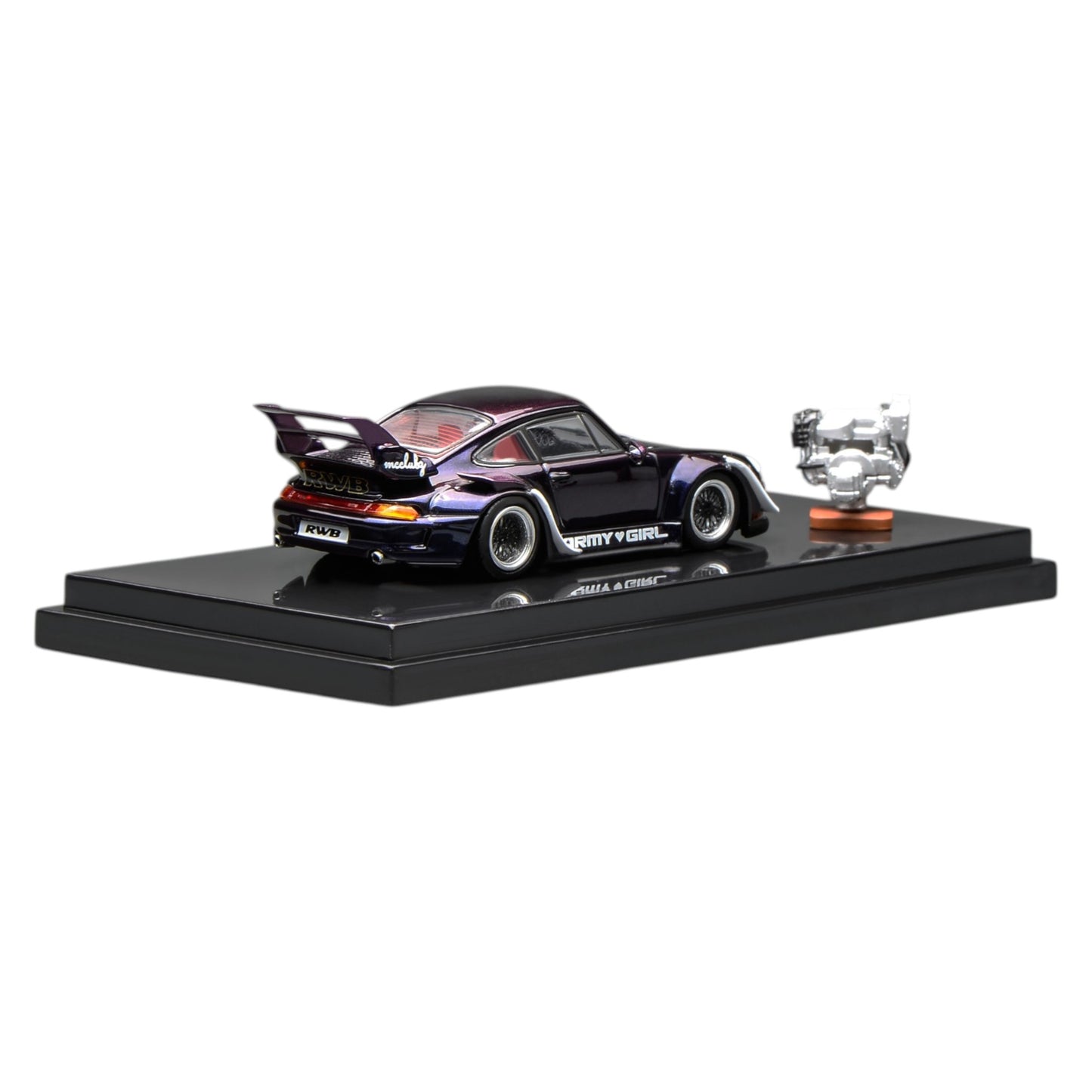 Motorhelix - Pre-Order - RWB993, Army Girl- Included Magnetic Engine Display - Rauh Welt - M62205