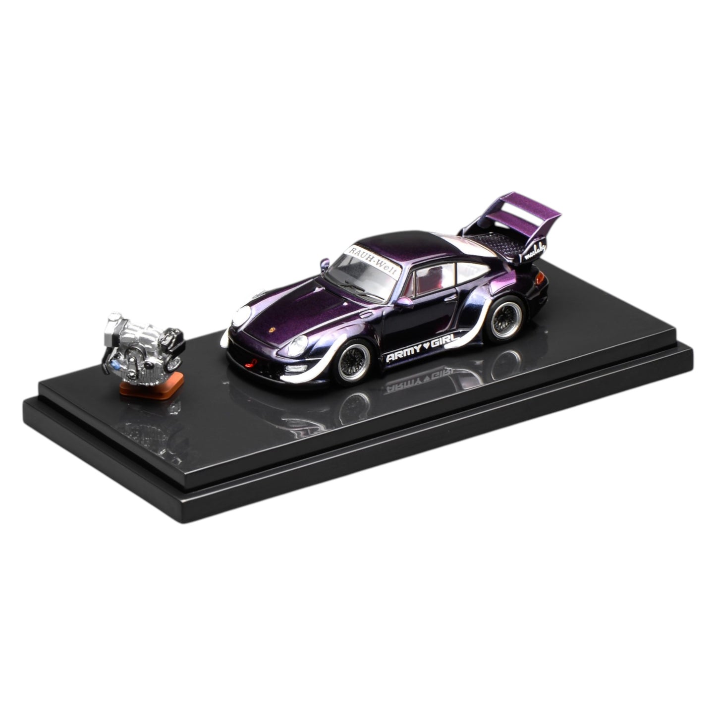 Motorhelix - Pre-Order - RWB993, Army Girl- Included Magnetic Engine Display - Rauh Welt - M62205