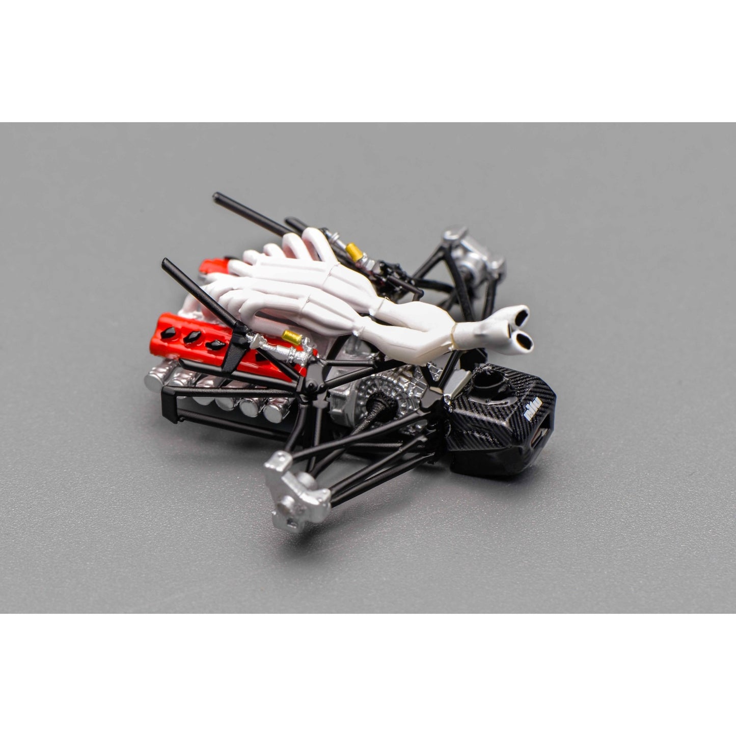 Motorhelix - Pre-Order - NILU27 V12 6.5L - Water-Park Black - High End Resin Model, limited to 199pcs - MH64011BW