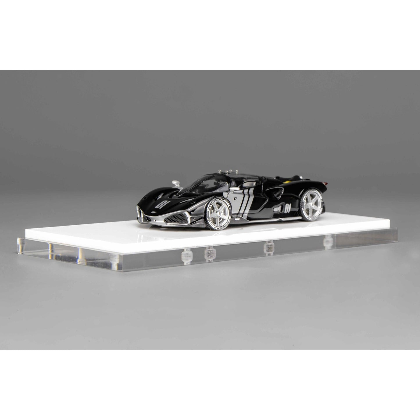 Motorhelix - Pre-Order - NILU27 V12 6.5L - Water-Park Black - High End Resin Model, limited to 199pcs - MH64011BW