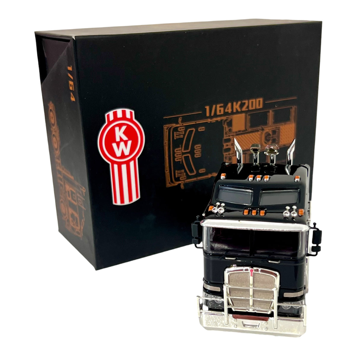 MJ Model - Kenworth K200 Tuck, black - MJ64-K200-BLK
