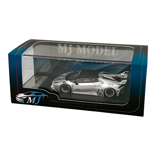 MJ Model - Huracan LP610 GT  LBWK-Silhouette, Silver - MJ64-LP610-SIL